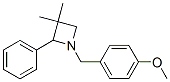1-(p-Methoxybenzyl)-3,3-dimethyl-2-phenylazetidine CAS#: 22606-98-0