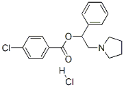 (1-phenyl-2-pyrrolidin-1-yl-ethyl) 4-chlorobenzoate hydrochloride CAS#: 109936-63-2