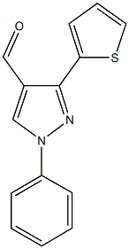 1-phenyl-3-(2-thienyl)-1H-pyrazole-4-carbaldehyde CAS#: 210825-11-9
