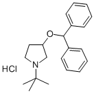 1-tert-Butyl-3-(diphenylmethoxy)pyrrolidine hydrochloride CAS#: 102584-36-1