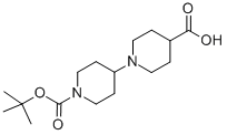 1-(tert-butoxycarbonyl)-1,4-bipiperidine-4-carboxylic acid CAS#: 201810-59-5