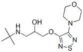1-(tert-butylamino)-3-[[4-(morpholin-4-yl)-1,2,5-thiadiazol-3-yl]oxy]propan-2-ol CAS#: 29023-48-1