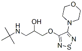 (+)-1-(tert-butylamino)-3-[(4-morpholino-1,2,5-thiadiazol-3-yl)oxy]propan-2-ol CAS#: 26839-76-9