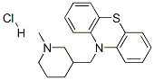 10-[(1-methyl-3-piperidyl)methyl]-10H-phenothiazine monohydrochloride CAS#: 2975-36-2