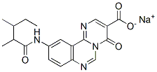 10-[(2,3-Dimethyl-1-oxopentyl)amino]-4-oxo-4H-pyrimido[1,2-c]quinazoline-3-carboxylic acid sodium salt CAS#: 100508-89-2