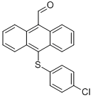 10-[(4-CHLOROPHENYL)THIO]ANTHRACENE-9-CARBOXALDEHYDE CAS#: 259196-25-3