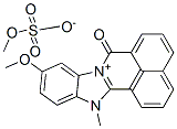 10-methoxy-13-methyl-7-oxo-7H-benzimidazo[2,1-a]benz[de]isoquinolinium methyl sulphate CAS#: 27076-17-1