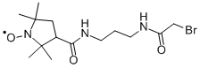 3-ó3-(2-BROMOACETAMIDO)PROPYLCARBAMOYL]-PROXYL, FREE RADICAL, CAS#: 100900-11-6
