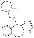 10,11-Dihydro-5-[(1-methyl-2-piperidinyl)methoxy]-5H-benzo[4,5]cyclohepta[1,2-b]pyridine CAS#: 18374-06-6