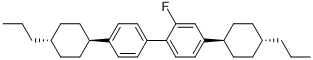 1,1′-Biphenyl, 2-fluoro-4,4′-bis(trans-4-propylcyclohexyl)- CAS#: 102714-93-2