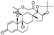 (11β,16α)-21-(Acetyloxy)-9-chloro-11-hydroxy-16,17-[(1-Methylethylidene)bis(oxy)]-pregna-1,4-diene-3,20-dione CAS#: 10392-75-3