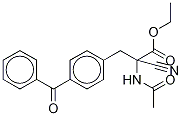 N-Acetyl-α-cyano-p-benzoyl-D,L-phenylalanine, Ethyl Ester CAS#: 104504-38-3