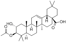 (2α,3β)-3-(Acetyloxy)-2-hydroxy-olean-12-en-28-oic acid, CAS#: 106894-29-5