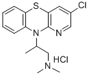 10H-Pyrido(3,2-b)(1,4)benzothiazine, 3-chloro-10-((2-(dimethylamino)-1 -methyl)ethyl)-, hydrochloride CAS#: 19824-94-3