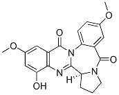 10H,16H-Pyrrolo[2,1-c]quinazolino[3,2-a][1,4]benzodiazepine-10,16-dione,  5b,6,7,8-tetrahydro-4-hydroxy-2,12-dimethoxy-,  (5bS)-  (9CI) CAS#: 232922-21-3