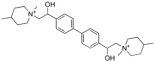1,1'-((1,1'-biphenyl)-4,4'-diylbis(2-hydroxy-2,1-ethanediyl))bis(1,4-dimethylpiperidinium) CAS#: 105098-65-5