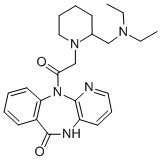 11-[[2-[(DIETHYLAMINO)METHYL]-1-PIPERIDINYL]ACETYL]-5,11-DIHYDRO-6H-PYRIDO[2,3-B][1,4]BENZODIAZEPIN-6-ONE CAS#: 102394-31-0