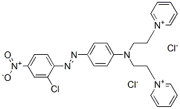 1,1'-[[[4-[(2-chloro-4-nitrophenyl)azo]phenyl]imino]diethylene]dipyridinium dichloride CAS#: 24447-84-5