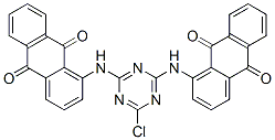 1,1'-[(6-chloro-1,3,5-triazine-2,4-diyl)diimino]bisanthraquinone CAS#: 17612-57-6