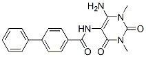 [1,1-Biphenyl]-4-carboxamide,  N-(6-amino-1,2,3,4-tetrahydro-1,3-dimethyl-2,4-dioxo-5-pyrimidinyl)- CAS#: 249929-84-8