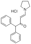 1,1-Diphenyl-4-(1-pyrrolidinyl)-3-buten-2-one hydrochloride CAS#: 100482-65-3