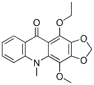 11-Ethoxy-4-methoxy-5-methyl-1,3-dioxolo[4,5-b]acridin-10(5H)-one CAS#: 17014-54-9