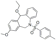 11-Ethoxy-5,6-dihydro-8-methoxy-5-(p-tolylsulfonyl)-11H-dibenz[b,e]azepine CAS#: 23145-79-1