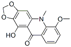 11-Hydroxy-6-methoxy-5-methyl-1,3-dioxolo[4,5-b]acridin-10(5H)-one CAS#: 24966-06-1