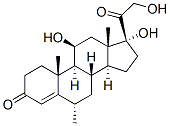 11-beta,17-alpha,21-trihydroxy-6-alpha-methylpregn-4-ene-3,20-dione CAS#: 1625-39-4