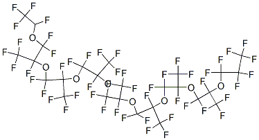 1,1,1,2,4,4,5,7,7,8,10,10,11,13,13,14,16,16,17,19,19,20,22,22,23,25,25,26,26,27,27,27-Dotriacontafluoro-5,8,11,14,17,20,23-heptakis(trifluoromethyl)-3,6,9,12,15,18,21,24-octaoxaheptacosane CAS#: 27120-63-4