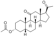 11,20-dioxo-5-beta-pregnan-3-alpha-yl acetate CAS#: 1610-52-2