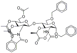 N-Acetyl-1,6-bis-O-(phenylMethyl)-4-O-[3,4,6-tri-O-acetyl-2-deoxy-2-(1,3-dihydro-1,3-dioxo-2H-isoindol-2-yl)-β-D-gl CAS#: 112289-92-6