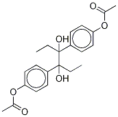 α,α'-Diethyl-4,4'-dihydroxy-hydrobenzoin 4,4'-Diacetate CAS#: 113136-37-1