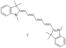 1,1',3,3,3',3'-HEXAMETHYLINDOTRICARBOCYANINE IODIDE CAS#: 19764-96-6