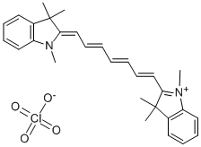 1,1',3,3,3',3'-HEXAMETHYLINDOTRICARBOCYANINE PERCHLORATE CAS#: 16595-48-5