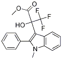 (+/-)-3,3,3-trifluoro-2-hydroxy-2-(1-methyl-2-phenylindol-3-yl)propionic acid methyl ester CAS#: 114155-19-0