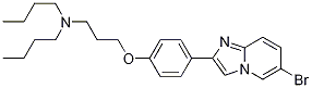 2-(4-Dibutylaminopropoxyphenyl)-6-bromoimidazo[1,2-a]pyridine CAS#: 114604-42-1