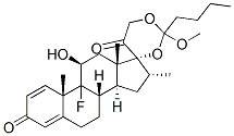 (11beta,16alpha)-9-fluoro-11-hydroxy-17,21-[(1-methoxypentylidene)bis(oxy)]-16-methylpregna-1,4-diene-3,20-dione CAS#: 1062-64-2