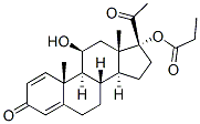 11beta,17-dihydroxypregna-1,4-diene-3,20-dione 17-propionate CAS#: 20424-00-4