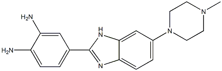 1,2-BenzenediaMine, 4-[6-(4-Methyl-1-piperazinyl)-1H-benziMidazol-2-yl]- CAS#: 23491-49-8