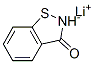 1,2-Benzisothiazol-3(2H)-one, lithium salt CAS#: 111337-53-2