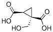 1,2-Cyclopropanedicarboxylicacid,1-(hydroxymethyl)-,cis-(9CI) CAS#: 114644-54-1