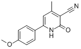 1,2-DIHYDRO-6-(4-METHOXYPHENYL)-4-METHYL-2-OXOPYRIDINE-3-CARBONITRILE CAS#: 109273-57-6
