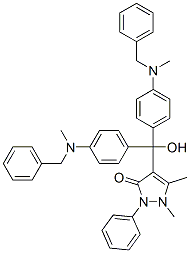 1,2-Dihydro-4-[hydroxybis[4-[methyl(phenylmethyl)amino]phenyl]methyl]-1,5-dimethyl-2-phenyl-3H-pyrazol-3-one CAS#: 1433-79-0
