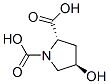 1,2-Pyrrolidinedicarboxylicacid,4-hydroxy-,(2S-trans)-(9CI) CAS#: 110776-12-0