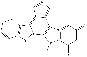 12,13-Dihydro-4,8-difluoro-5H-Indolo[2,3-a]pyrrolo[3,4-c]carbazole-5,7(6H)-dione CAS#: 245106-24-5