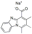 1,2,3-Trimethylpyrido[1,2-a]benzimidazole-4-carboxylic acid sodium salt CAS#: 10326-86-0