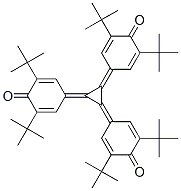 1,2,3-Tris(3,5-ditert-butyl-4-oxo-2,5-cyclohexadien-1-ylidene)cyclopropane CAS#: 14106-38-8