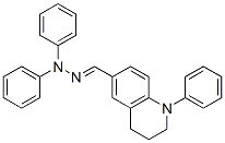 1,2,3,4-Tetrahydro-1-phenyl-6-quinolinecarboxaldehydediphenylhydrazon CAS#: 100070-43-7