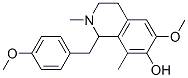 1,2,3,4-Tetrahydro-6-methoxy-1-[(4-methoxyphenyl)methyl]-2,8-dimethyl-7-isoquinolinol CAS#: 16767-25-2